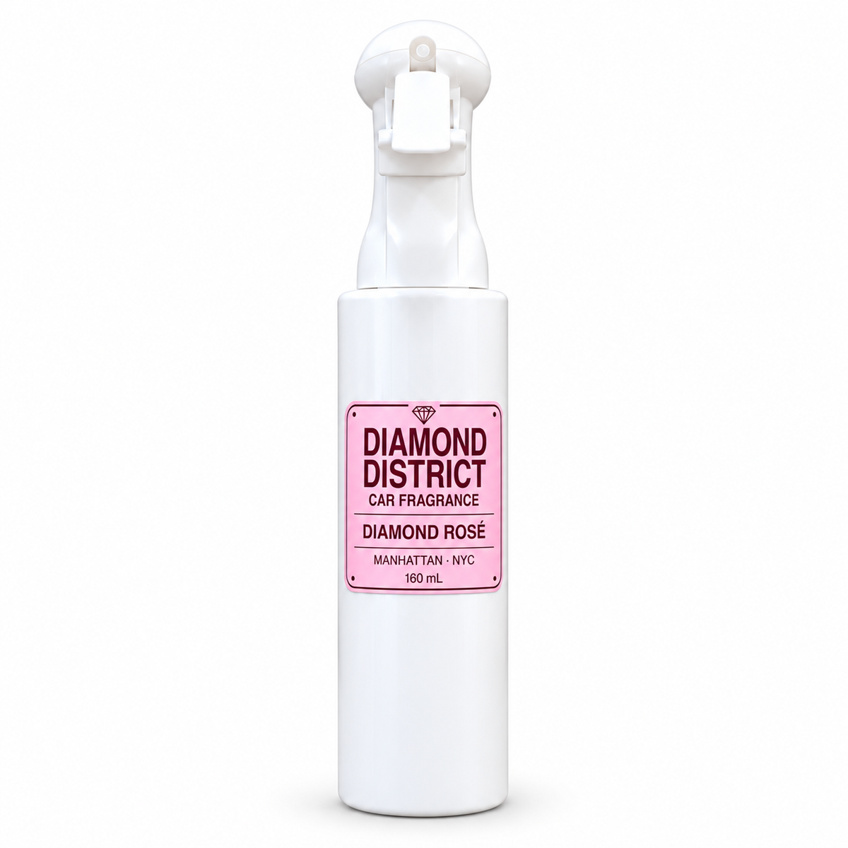Diamond District Diamond Rosé, atomizador blanco de 160 ml
